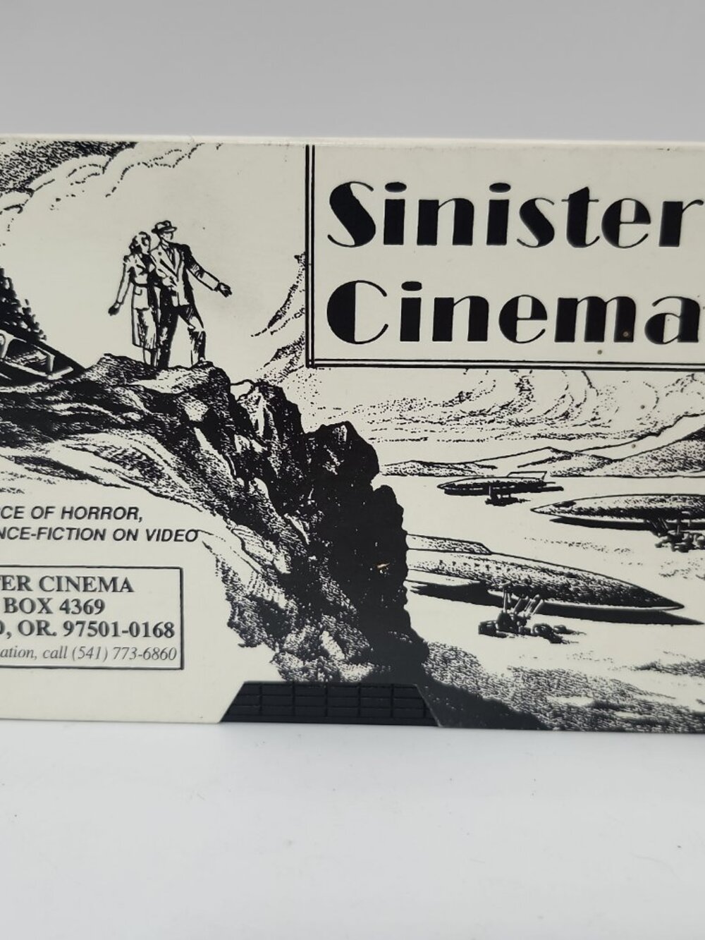 Sinister Cinema Drive-In Double Feature 8 VHS Tape Horror Mystery Sci-Fi Rare